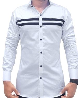 Cotton Solid Slim Fit Shirt   - sozo
