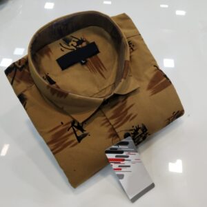 Cotton Printed Regular Fit Shirt	  - sozo