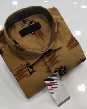 Cotton Printed Regular Fit Shirt	  - sozo