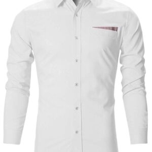 Cotton Solid Slim Fit Shirt   - sozo