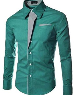 Cotton Solid Slim Fit Shirt  - sozo