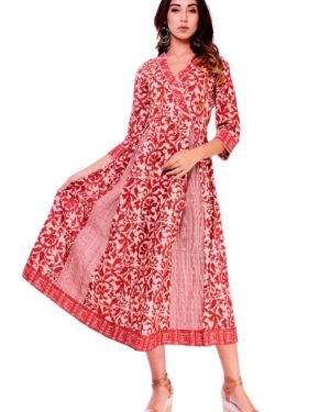Latest Cotton Printed Kurti  - sozo