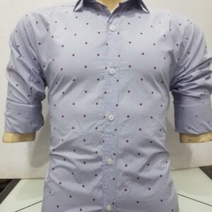 Cotton Plain Slim Fit Shirt  - sozo