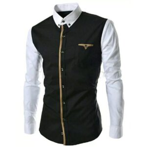 Cotton Solid Slim Fit Shirt  - sozo