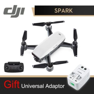 DJI Spark Camera Drone With Controller White 1080P HD Camera