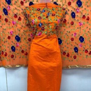 Chanderi Silk Dress Material