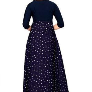 Women Stitched Printed American Crepe Floor Length Anarkali Gown – GRE