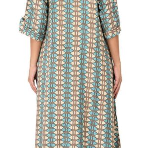 Women’s Rayon Abstract Straight Kurti – GRE