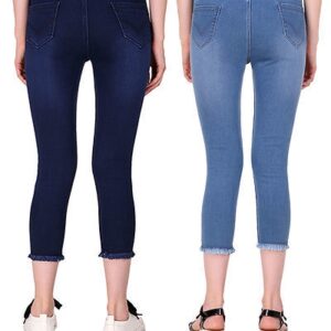 Multicoloured Denim Jeans For Women's - Combo Of 2 - GRE