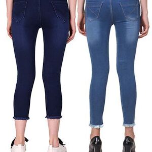 Multicoloured Denim Jeans For Women’s – Combo Of 2 – GRE