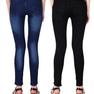 Multicoloured Denim Jeans For Women’s – Combo Of 2 – GRE
