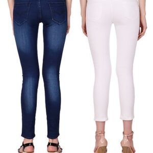 Multicoloured Denim Jeans For Women’s – Combo Of 2 – GRE