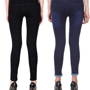 Multicoloured Denim Jeans For Women’s – Combo Of 2 – GRE