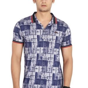 Multi color Cotton Blend Printed Polos – GRE