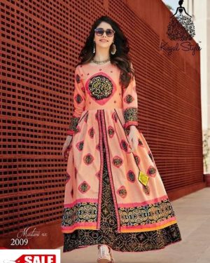 Rayon Embroidery Anarkali Kurta For Women's - GRE
