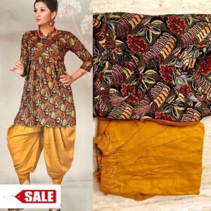 Women's Rayon Printed Kurta With Dhoti - GRE