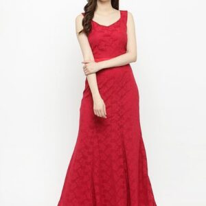 Pink Long Dress For Women's - GRE