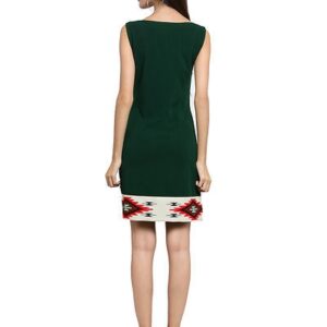 Green Imported Spandex Polyester Women’s Casual Dress – GRE