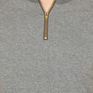 Melange Grey Solid Round Neck T-Shirt – GRE