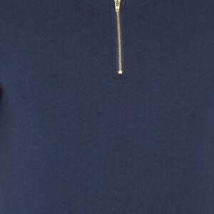 Navy Blue Graphic Printed Round Neck T-Shirt – GRE