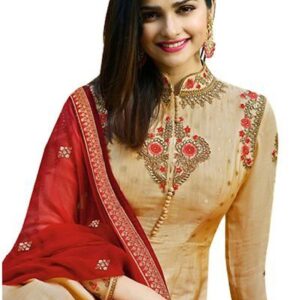 Women’s Georgette Embroidered Ethnic Gown – GRE