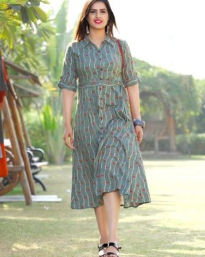 Fancy Georgette Printed Kurti  - sozo