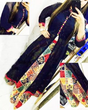 Glamorous Crepe Printed Selfie Kurti  - sozo