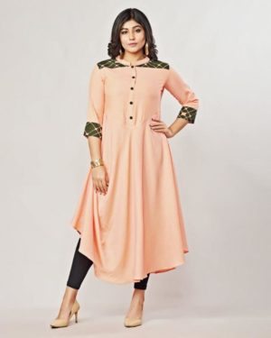 Precious Rayon Printed Kurti  - sozo