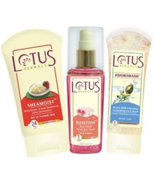 Lotus Herbals Kit Glow Bucket 3pcs  - sozo