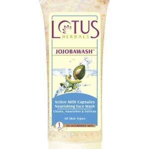 Lotus Herbals Jojobawash Active Milli Capsules Nourishing Face Wash 80 g - sozo