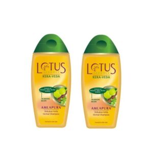Lotus Herbals Kera-Veda Amlapura Herbal Shampoo 200 ml Pack of 2  - sozo