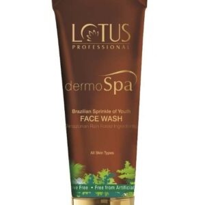 Lotus Professional Dermo Spa Brazillian Sprinkle of Youth Anti- Ageing Face wash  80gm  - sozo