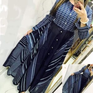 Glamorous Crepe Printed Selfie Kurti  - sozo