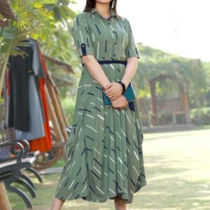 Fancy Georgette Printed Kurti  - sozo