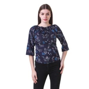 Women's Trendy Crepe Printed Top  - sozo
