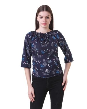 Women's Trendy Crepe Printed Top  - sozo