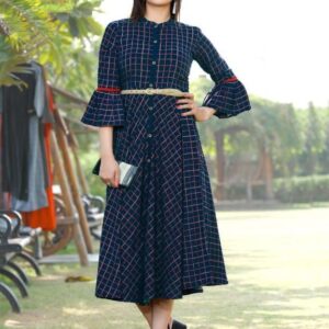 Fancy Georgette Printed Kurti  - sozo