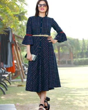 Fancy Georgette Printed Kurti  - sozo