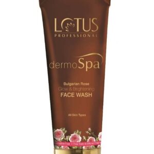 Lotus Professional Dermo Spa Bulgarian Rose- Glow & Brightening Enhancing Face wash  80gm  - sozo