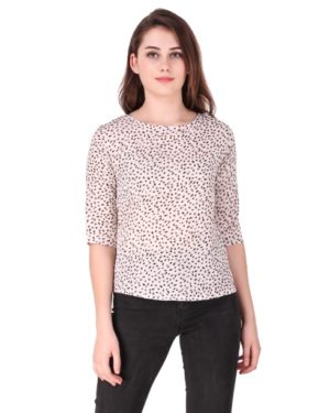 Women's Latest Crepe Printed Top  - sozo