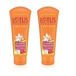 Lotus herbals Pa+++ Uva Spf 50 Uvb Matte Gel 50 g - sozo