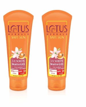 Lotus herbals  Pa+++ Uva Spf 50 Uvb Matte Gel 50 g - sozo