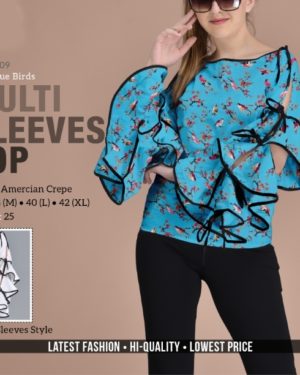 Women's American Crepe Floral Tops  - sozo