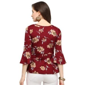 Women’s Crepe Floral Top – sozo
