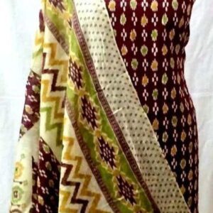 Gorgeous Cotton Ikkat Printed Dress Printed