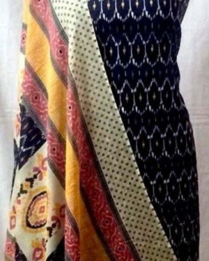 Gorgeous Cotton Ikkat Printed Dress Printed