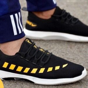 Men’s Solid Mesh Sports Shoes