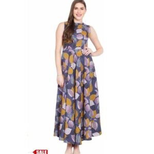 R V Ethnic Crepe Kurti - GRE