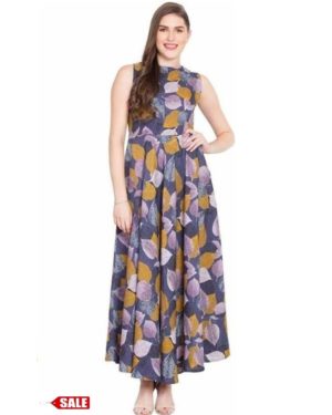 R V Ethnic Crepe Kurti - GRE