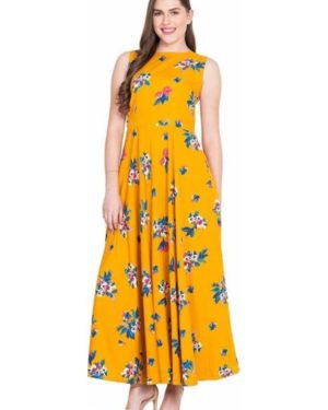 R V Ethnic Crepe Kurti - GRE